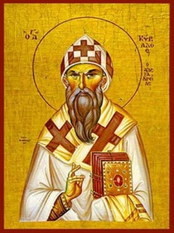 Άγιος Κύριλλος Πατριάρχης Αλεξανδρείας